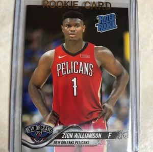 Zion Williamson RATED ROOKIE CARD 2019 Number 1 Pi